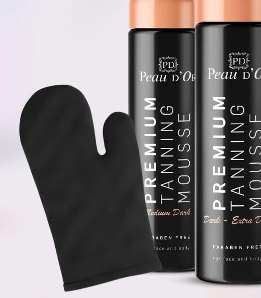 Peau D’or premium tanning mousse mitt