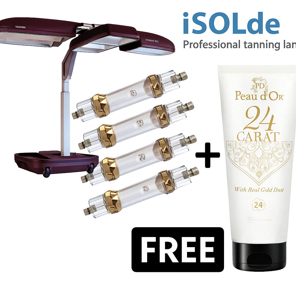 4 x CLEO HPA 400 S Met gratis Peau d'Or 24 Karaat v2 40ml