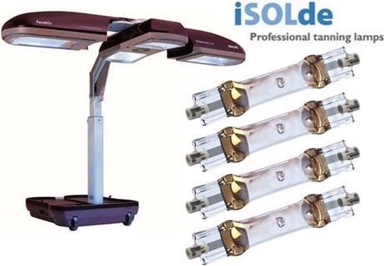 Set van 4 x iSOLde Licht CLEO HPA 400 S voor Philips SunMobile en Hapro MobileSun